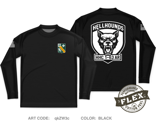 HHC 1-63 AR Core Men's LS Flex Performance Tee - qkZW3c