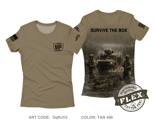 133rd MP Company Core Women's SS Flex Performance Tee - DqRJV3