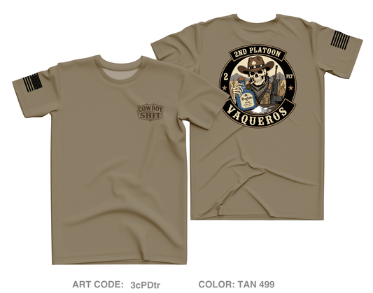 2nd Platoon "GOONS" Core Men's SS Performance Tee - 3cPDtr