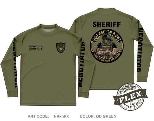 CUSTOM Region 8 HNT Core Men's LS Flex Performance Tee - NRknPX