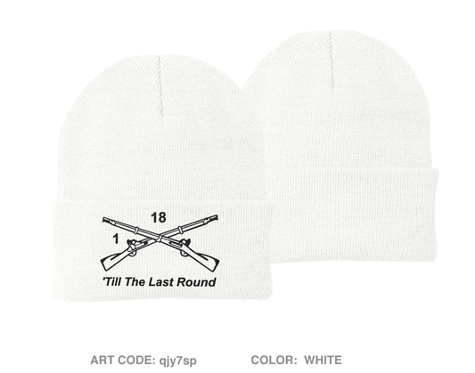 Wardogs Embroidered Knit Beanie - qjy7sp