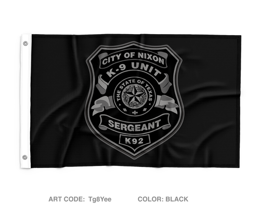 Nixon Police K9 Wall Flag - Tg8Yee