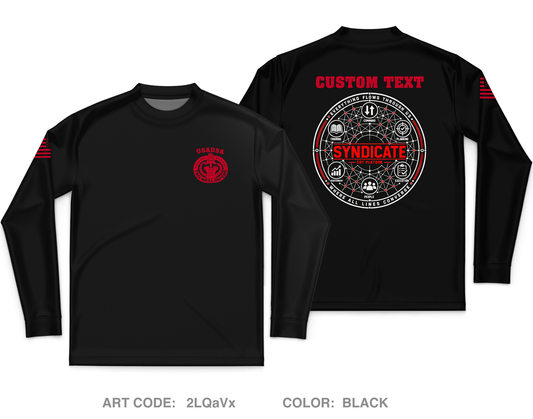 CUSTOM Syndicate Core Men's LS Performance Tee - 2LQaVx