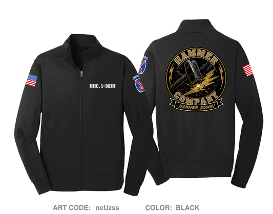 HHC, 1-32IN Hi-Tech Performance Full-Zip Fleece Jacket - neUzss