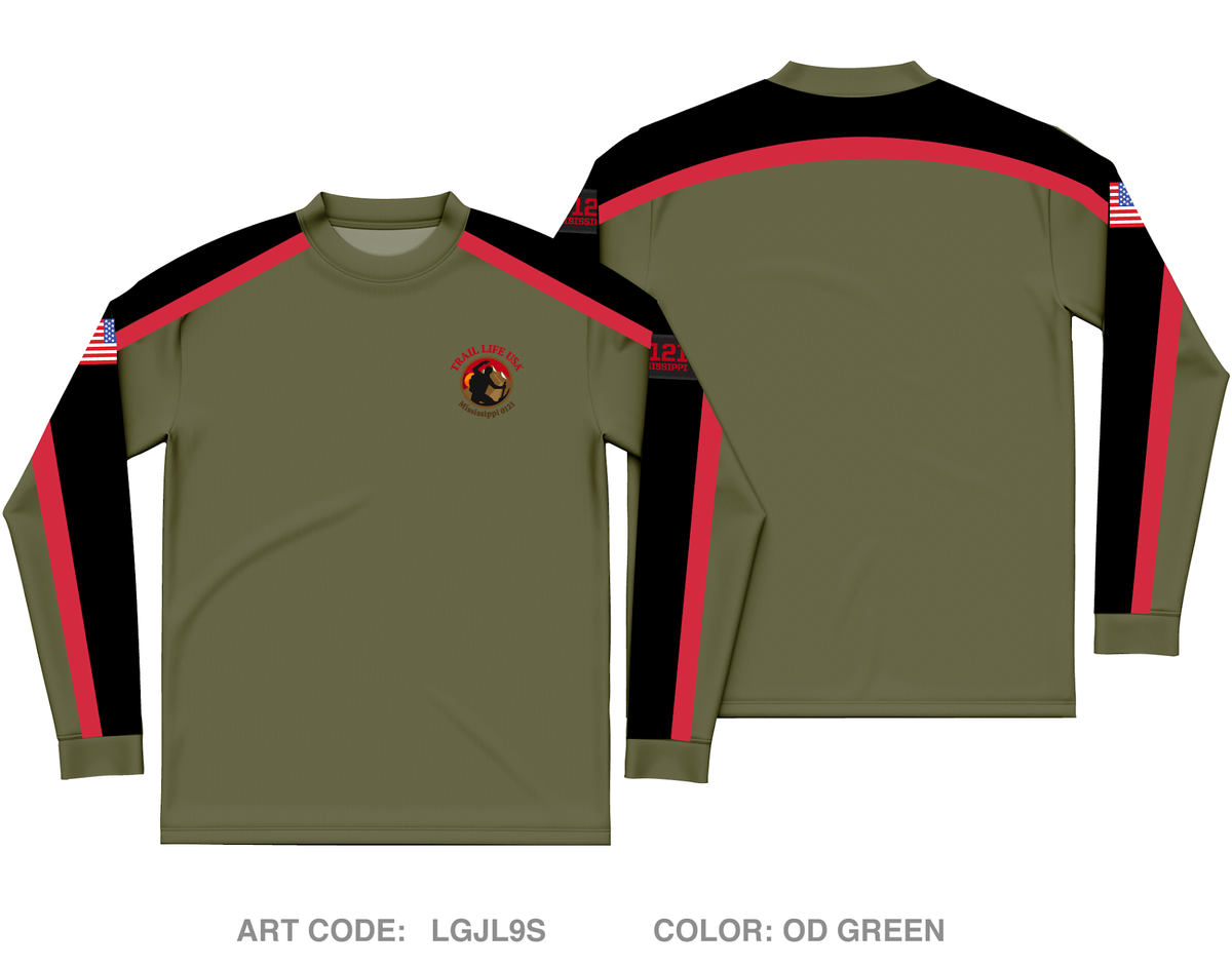 Trail Life USA Core Men's LS Performance Tee - LGJL9S