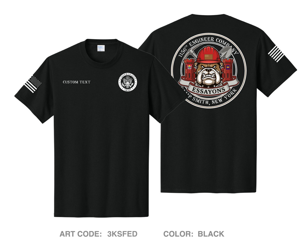 CUSTOM 1156th EN CO Comfort Unisex Cotton SS Tee - 3KSFED
