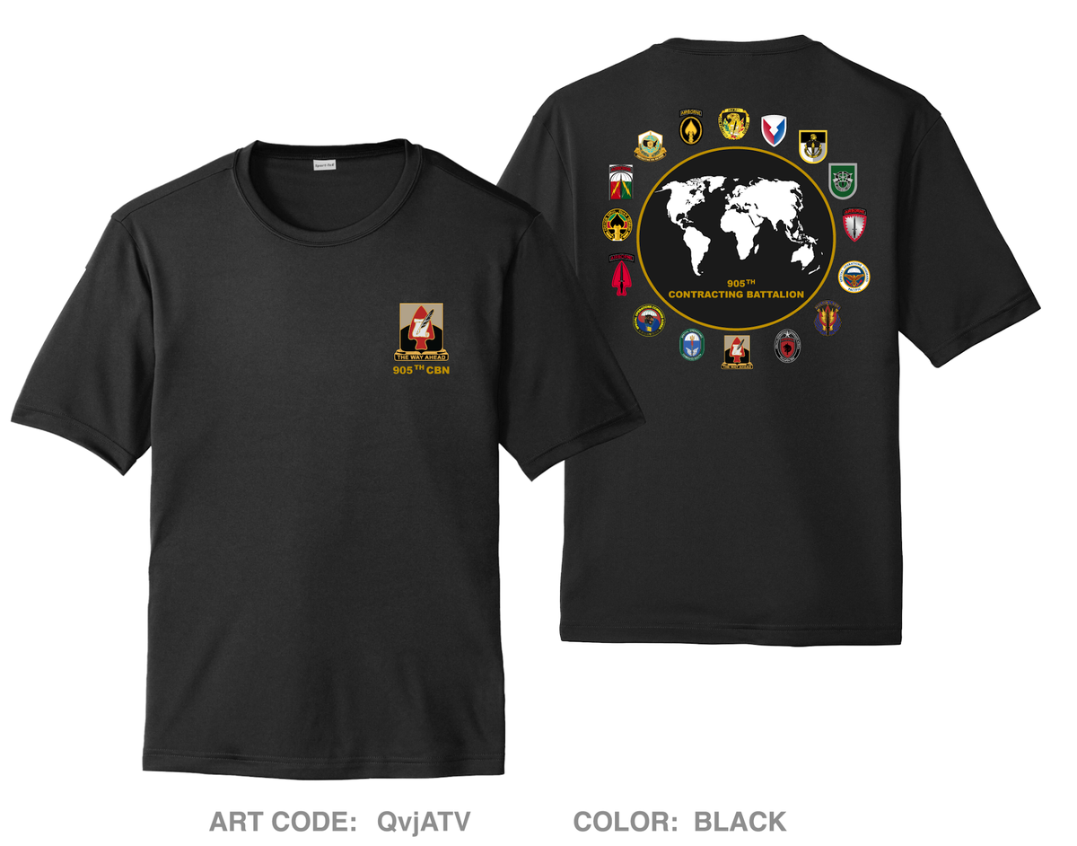 905th Contracting Battalion Fundraising Collection Hi-Tech Performance Unisex SS Tee - QvjATV