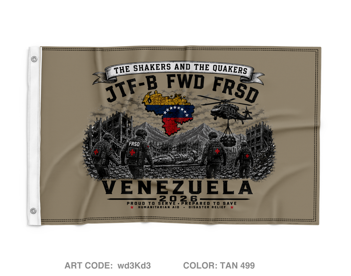 JTFB FRSD Venezuela Wall Flag - wd3Kd3
