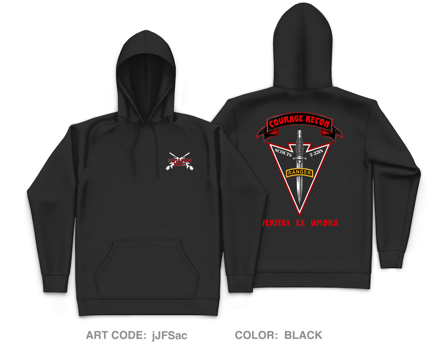 2-22 Scouts Core Men's Hooded Performance Sweatshirt - jJFSac