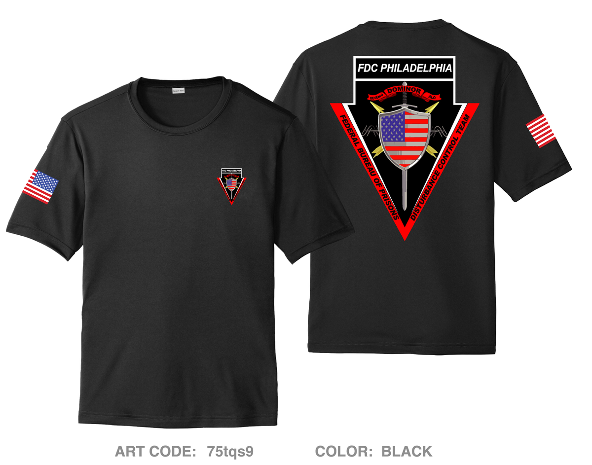 FDC Philadelphia DCT Hi-Tech Performance Unisex SS Tee - 75tqs9