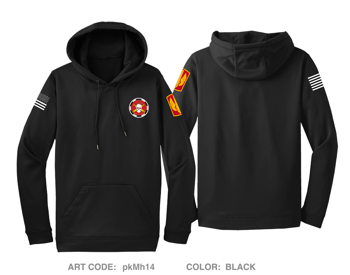 HQ, A BTRY, 3-321FAR Hi-Tech Performance Hoodie - pkMh14