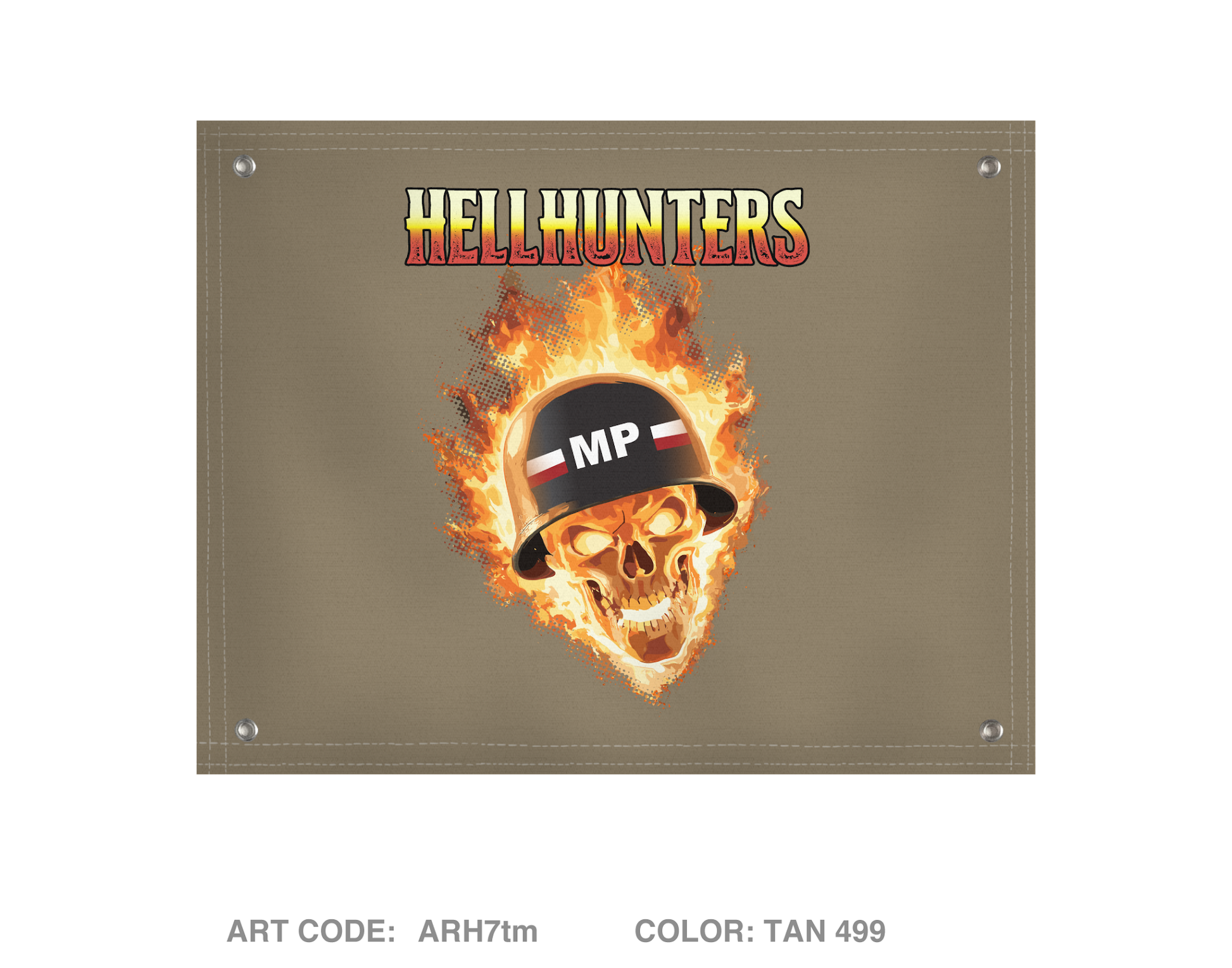 Hellhunters Banner Flag - ARH7tm