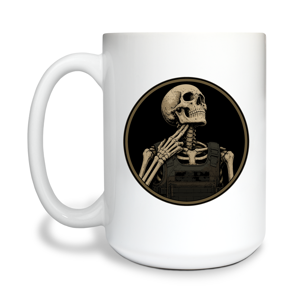 1st Platoon, Apache Company, 4-6 Inf 15 oz White Ceramic Mug - avuFMy