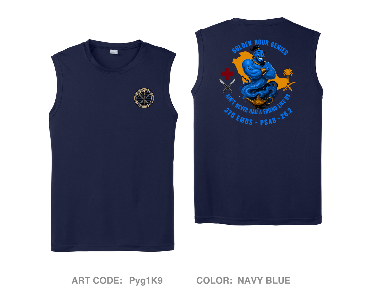 111th Ground Surgical Team Hi-Tech Performance Tank Top - Pyg1K9_T
