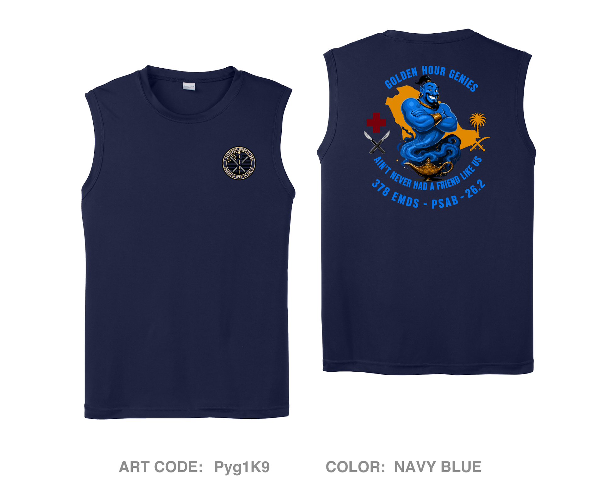 111th Ground Surgical Team Hi-Tech Performance Tank Top - Pyg1K9_T