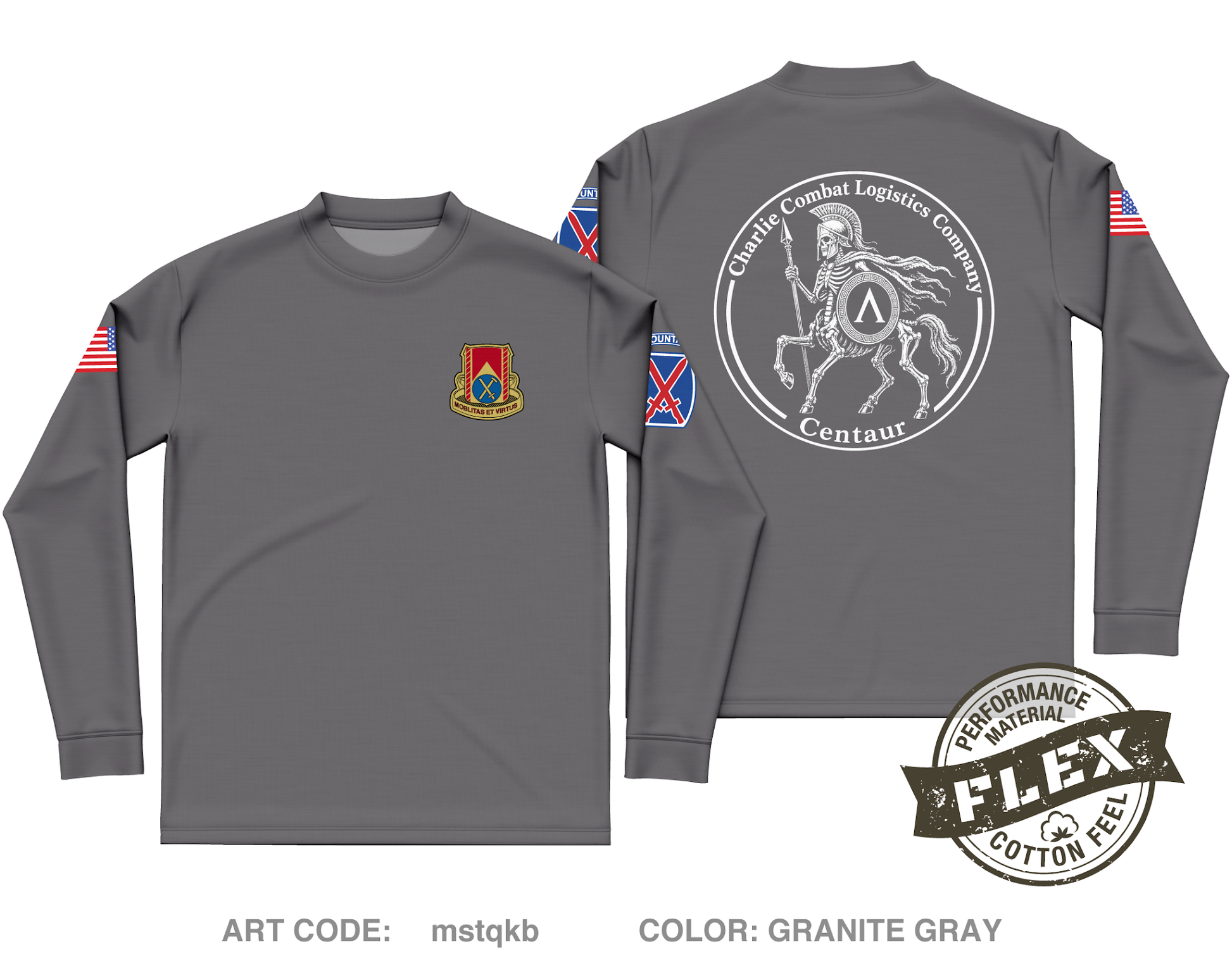 C-CLC Core Men's LS Flex Performance Tee - mstqkb