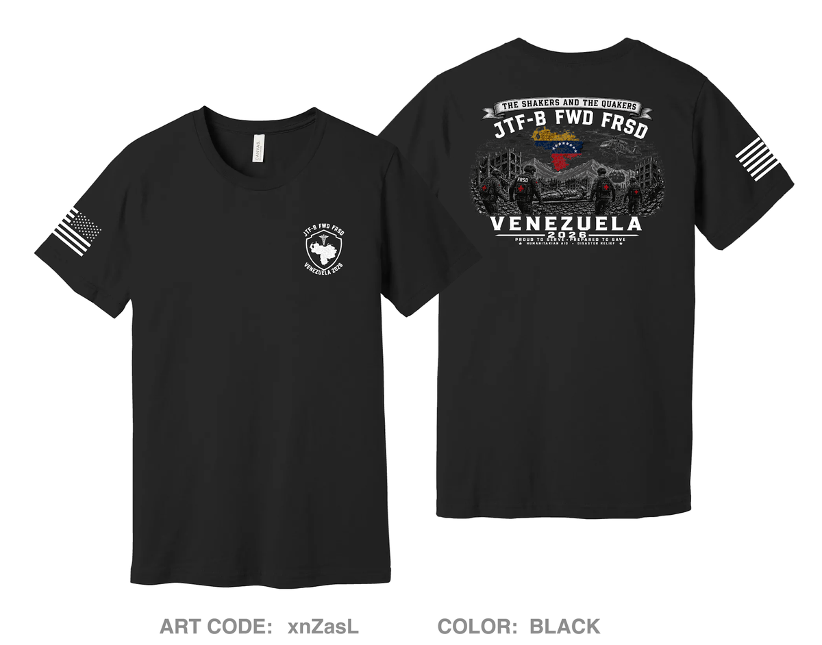 JTFB FRSD Venezuela Comfort Unisex Cotton SS Tee - xnZasL