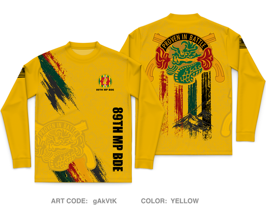 89th MP BDE Core Men's LS Performance Tee - gAkVtK