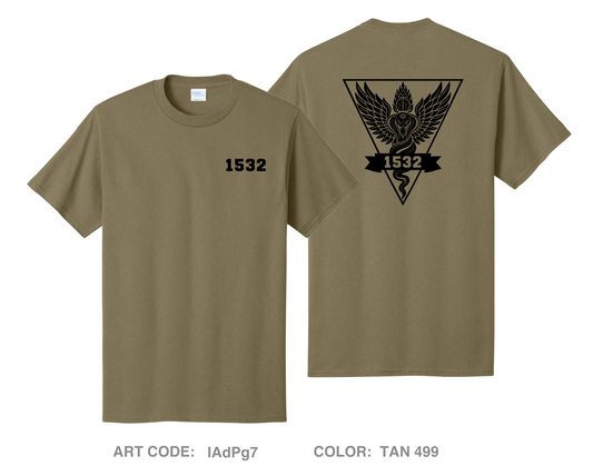 1532 Comfort Unisex Cotton SS Tee - IAdPg7
