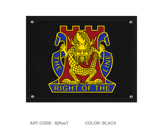 2nd Battalion 14th Infantry Regiment Banner Flag - BjRasT
