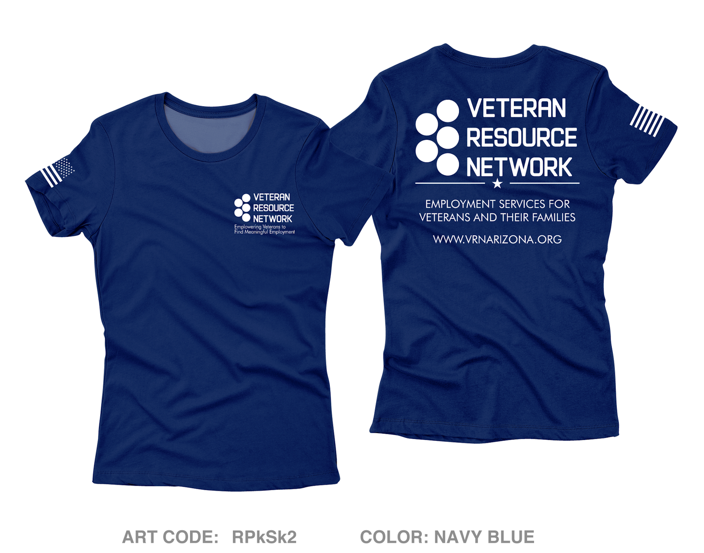 Veteran Resource Netwok Core Women's SS Performance Tee - RPkSk2