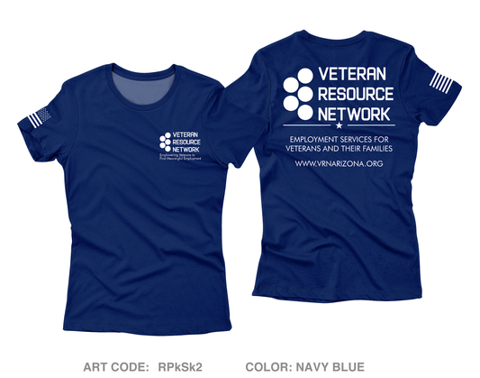 Veteran Resource Netwok Core Women's SS Performance Tee - RPkSk2