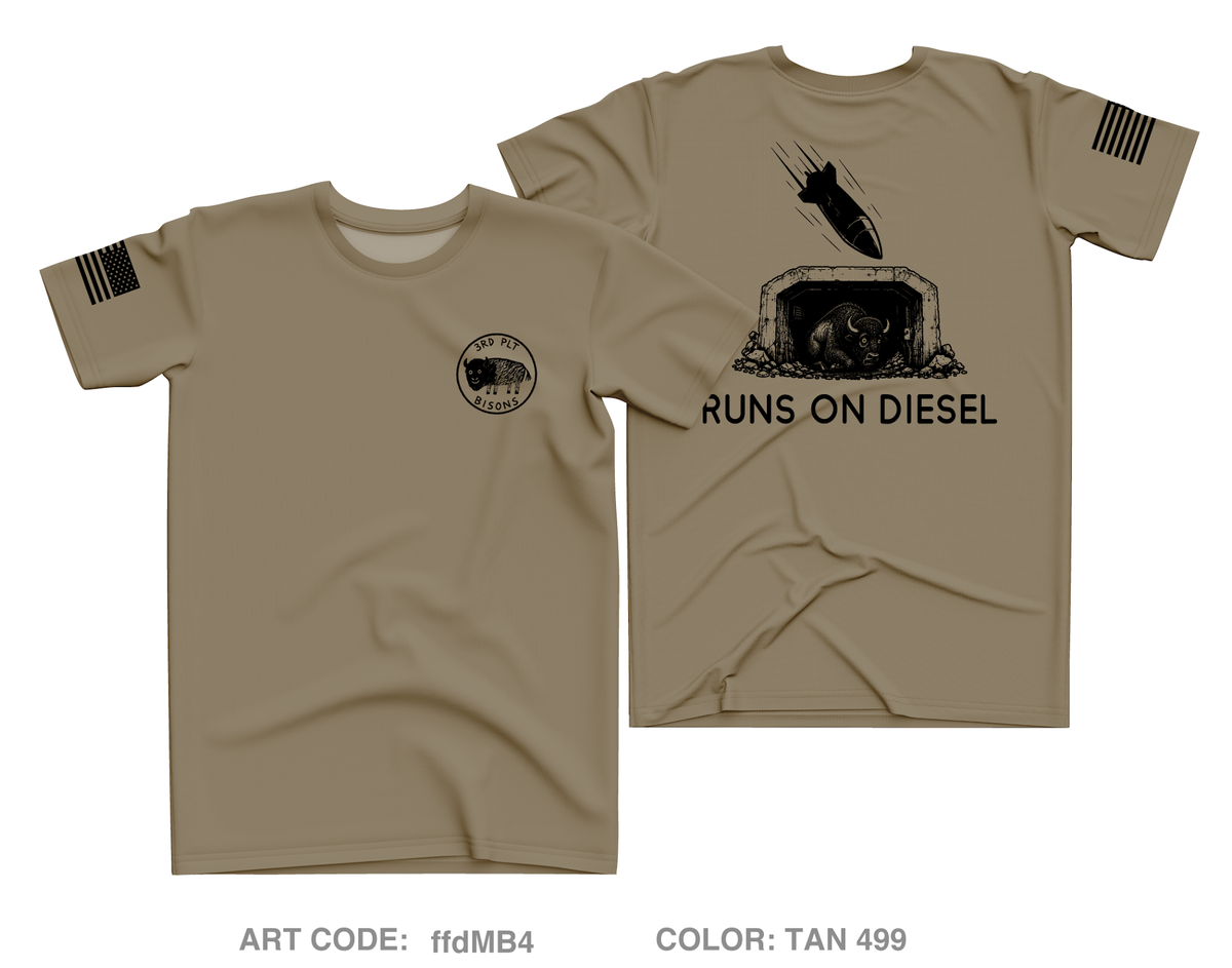 3PLT, C-CO, 2-87 IN Core Men's SS Performance Tee - ffdMB4