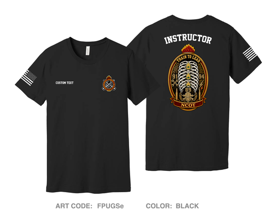 CUSTOM 16th Ord Bn, NCOT Comfort Unisex Cotton SS Tee - FPUGSe