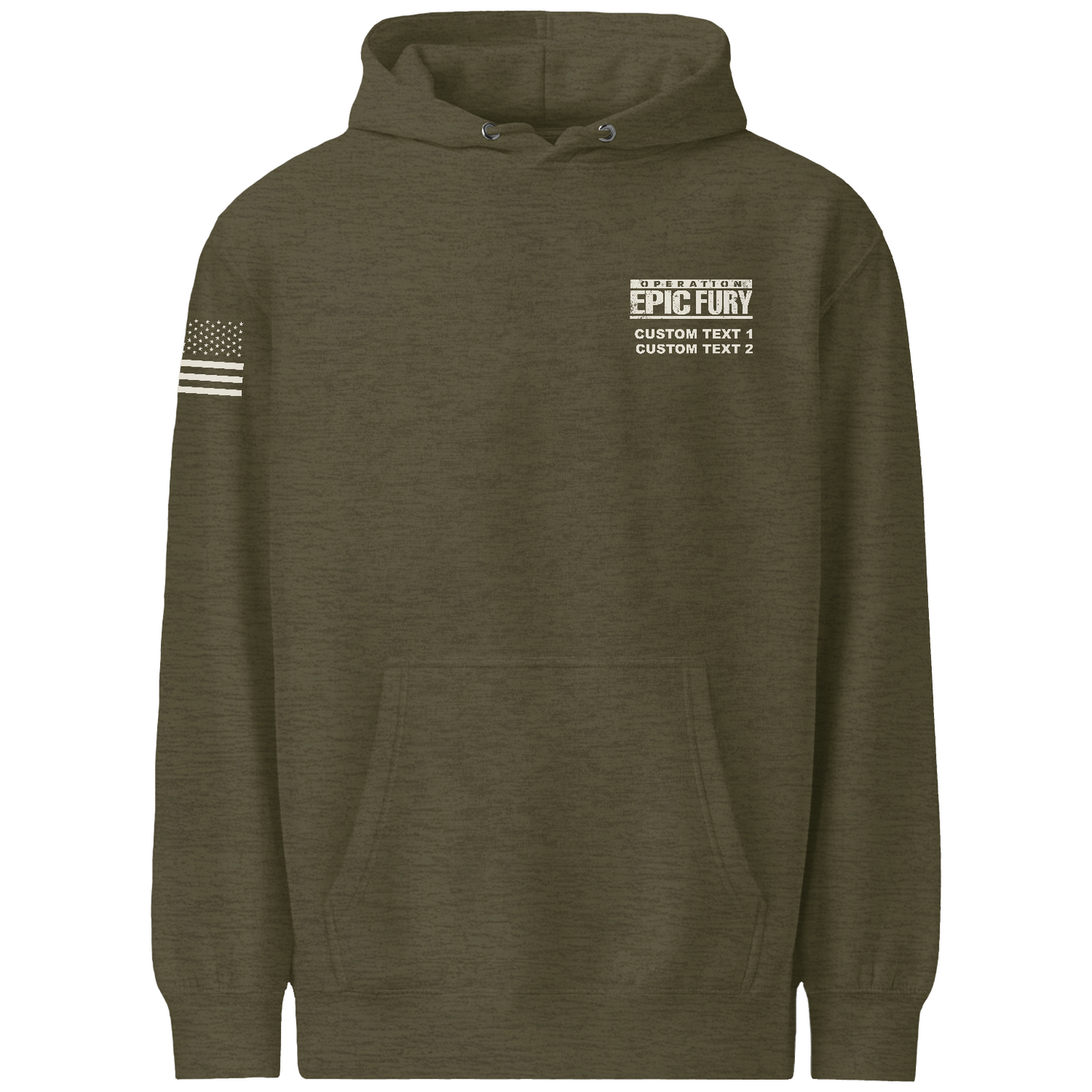 CUSTOM Operation Epic Fury Comfort Unisex Hooded Sweatshirt - Plane