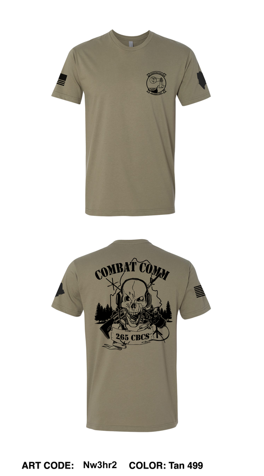 265 Combat Communications Squadron Comfort Unisex Cotton SS Tee - Nw3hr2