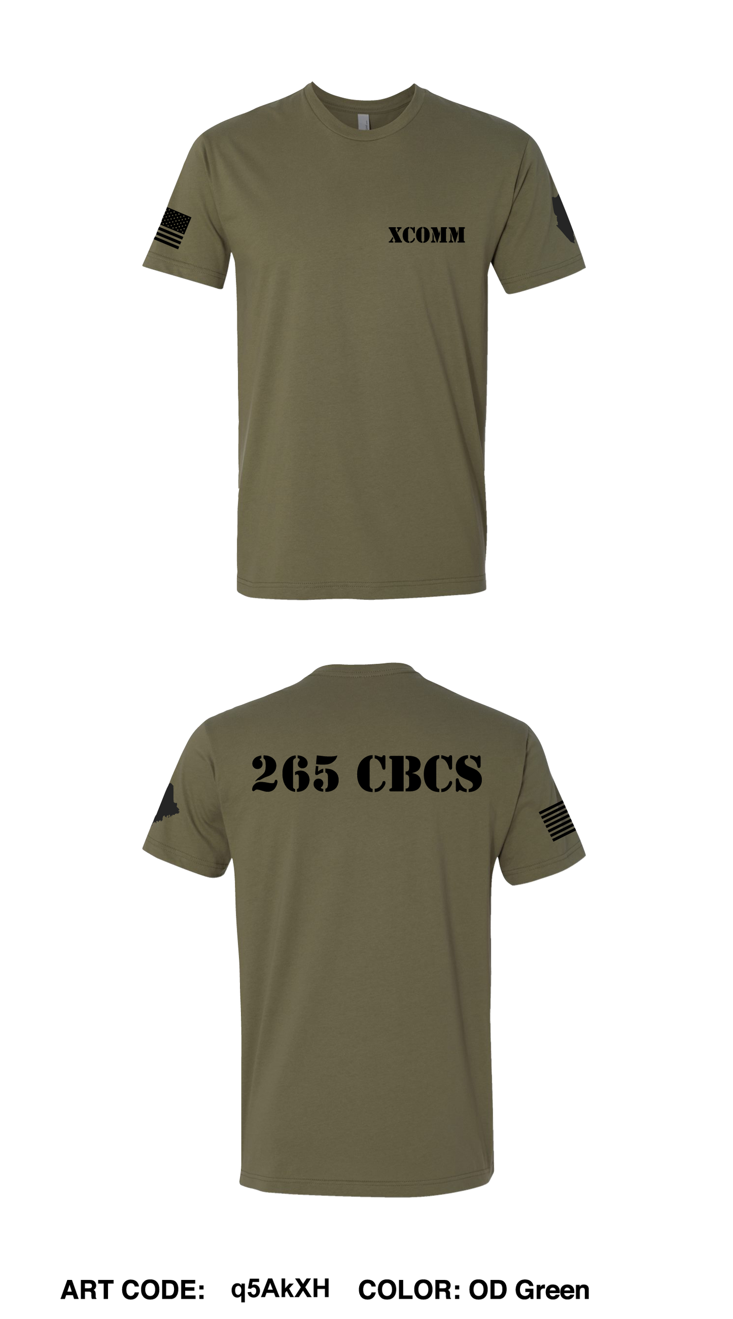 265 Combat Communications Squadron Comfort Unisex Cotton SS Tee - q5AkXH