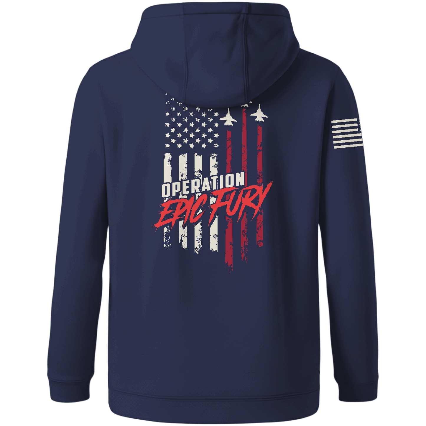 CUSTOM Operation Epic Fury Hi-Tech Performance Hoodie - Flag
