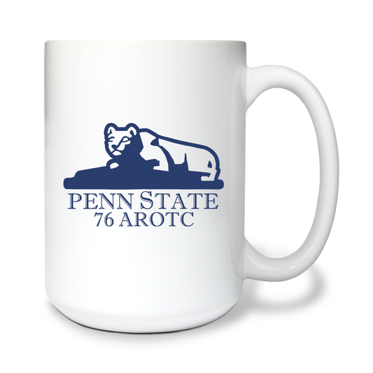 PSU76AROTC 15 oz White Ceramic Mug - 5eCVjC