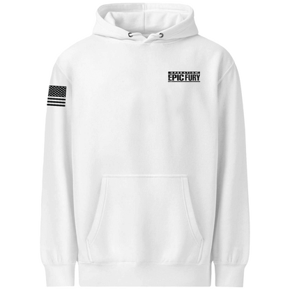 Operation Epic Fury Comfort Unisex Hooded Sweatshirt - Eagle