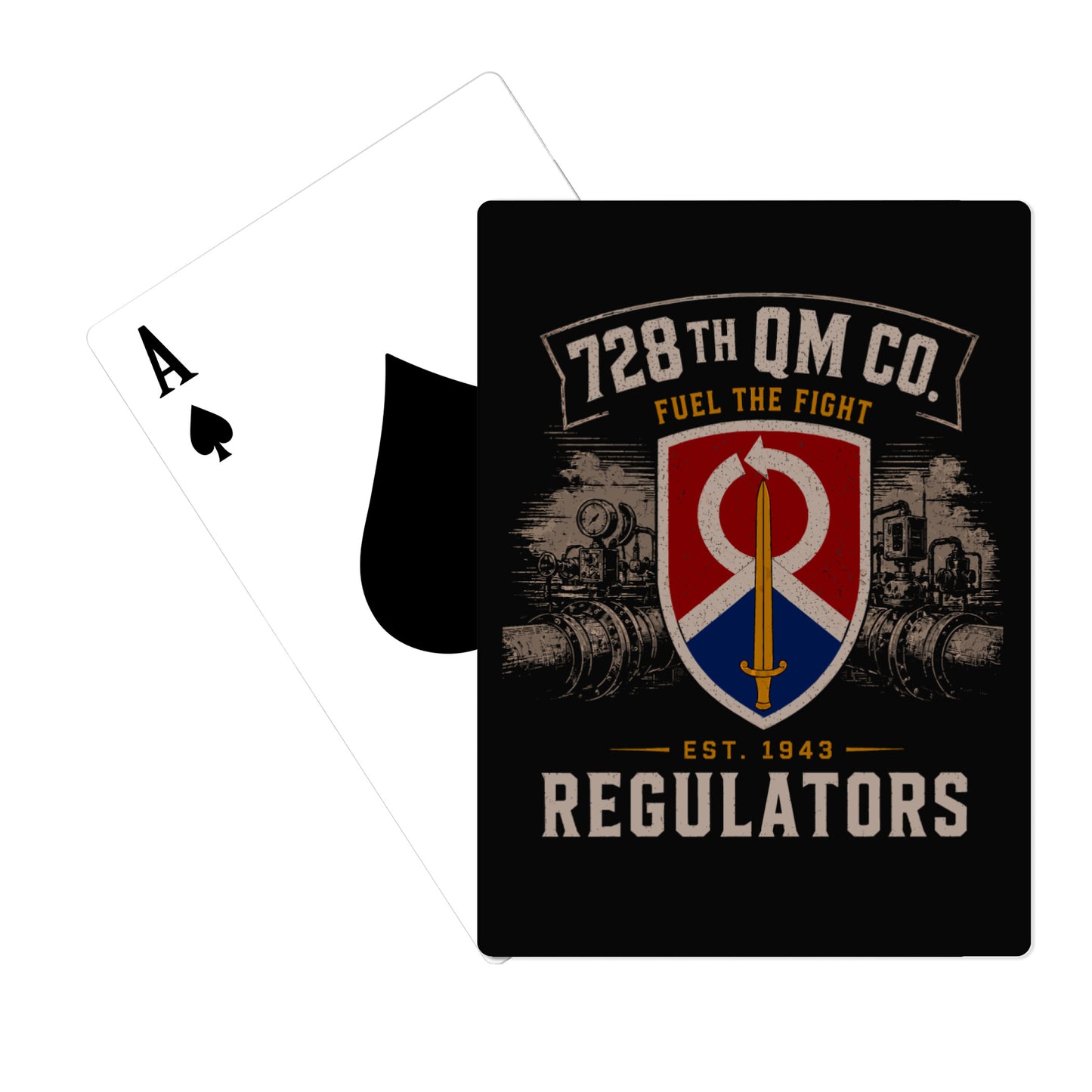728th QM Co. Playing Cards - rPNHwX