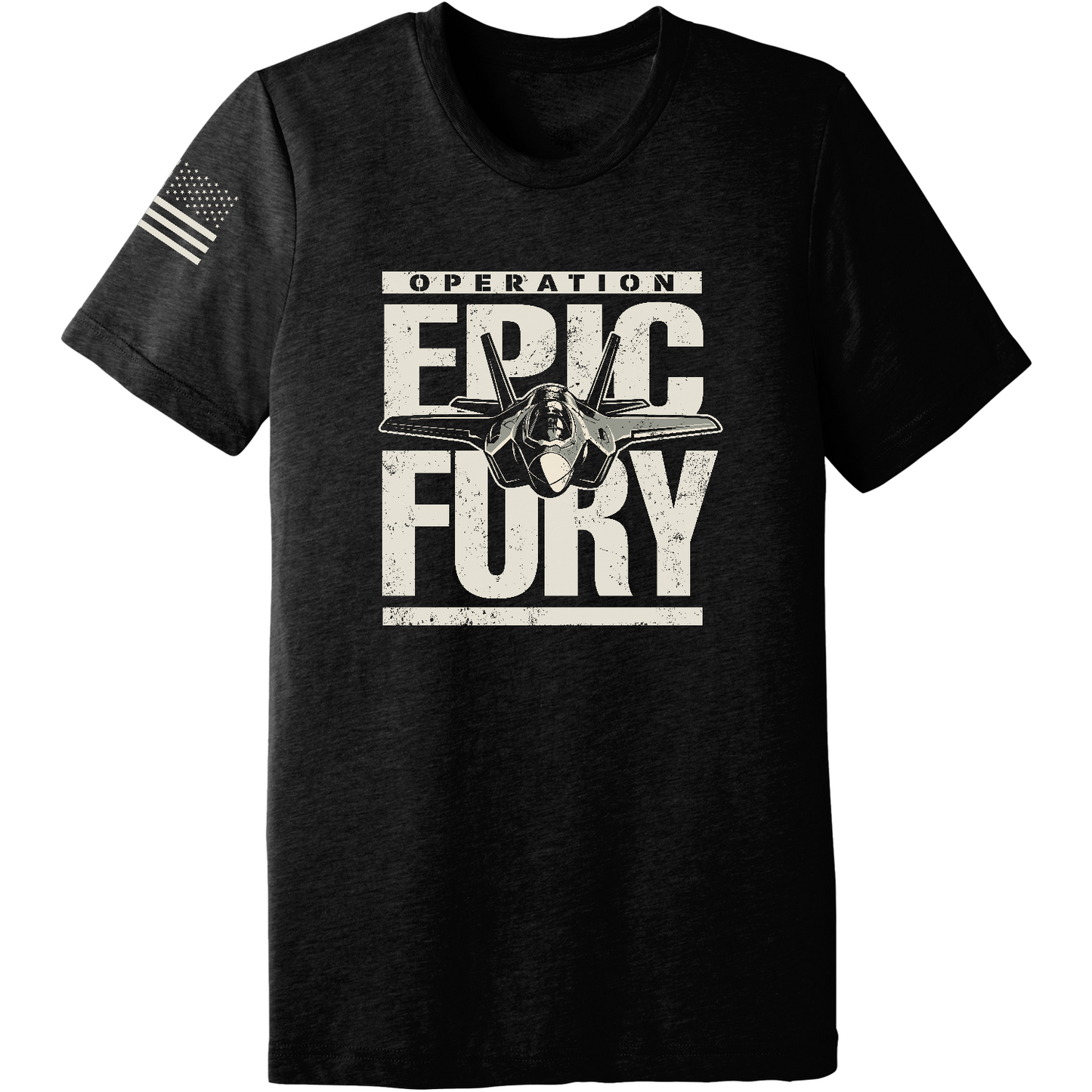 CUSTOM Operation Epic Fury Comfort Unisex Triblend SS Tee - Plane