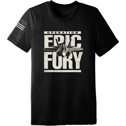 CUSTOM Operation Epic Fury Comfort Unisex Triblend SS Tee - Plane