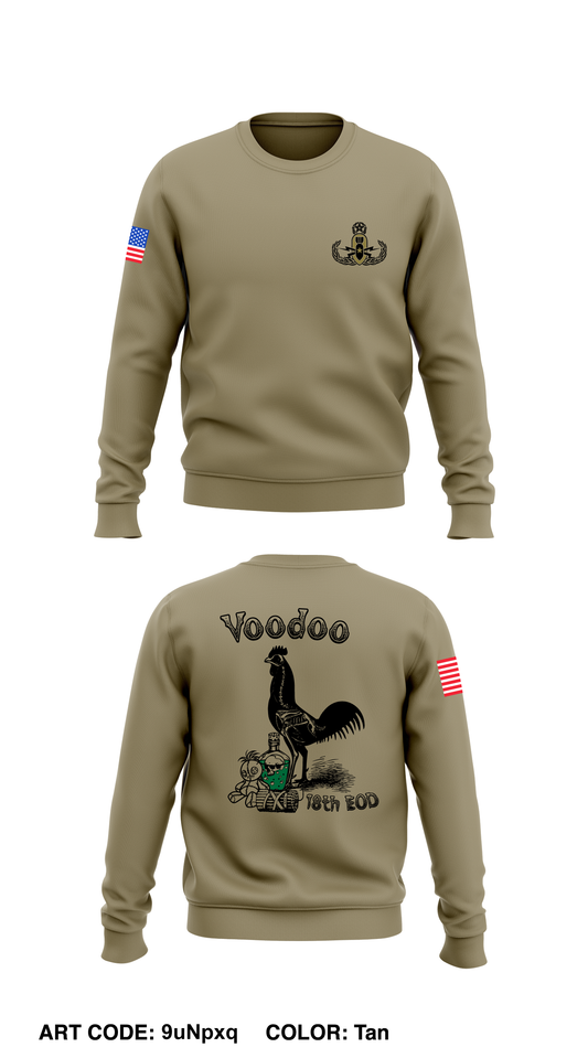 2nd Platoon, 18th Ordnance Company (EOD) Core Men's Crewneck Performance Sweatshirt - 9uNpxq