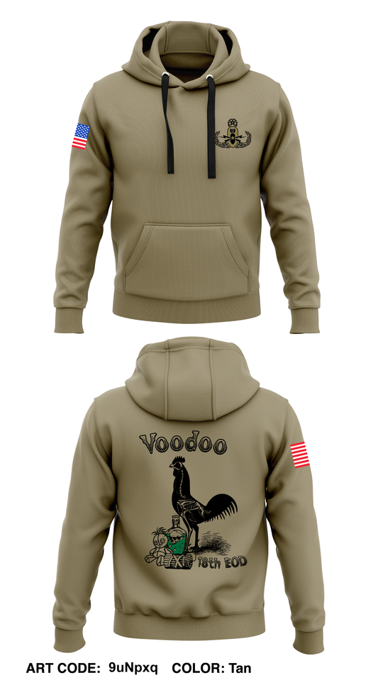 2nd Platoon, 18th Ordnance Company (EOD)  Core Men's Hooded Performance Sweatshirt - 9uNpxq