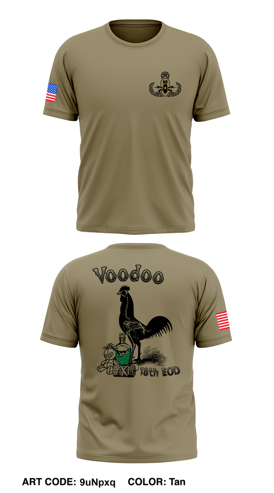 2nd Platoon, 18th Ordnance Company (EOD) Core Men's SS Performance Tee - 9uNpxq