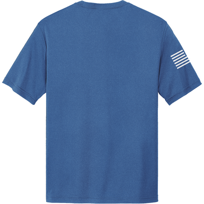 Emblem Basics Hi-Tech SS Performance Tee - White Flag