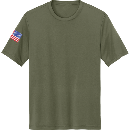 Emblem Basics Hi-Tech SS Performance Tee - Color Flag