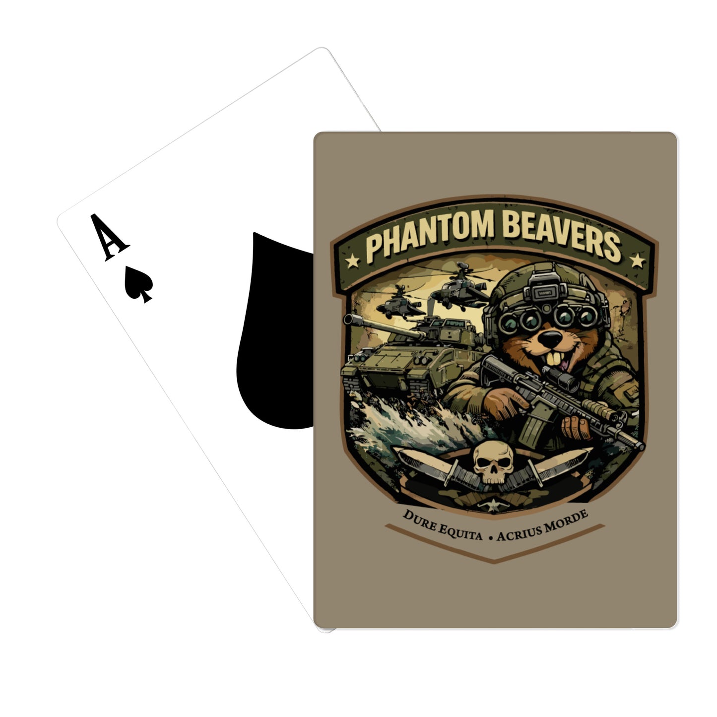 Phantom Beavers Playing Cards -  084032