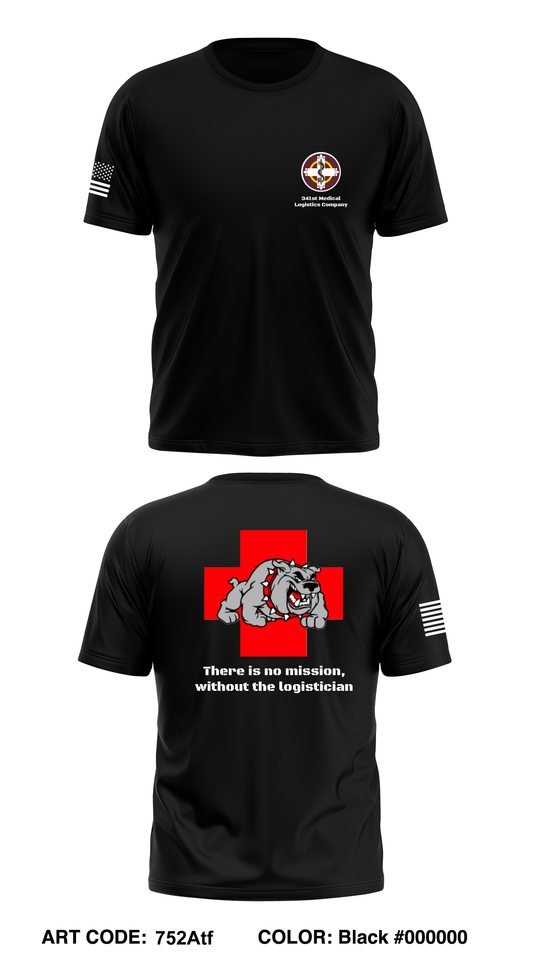 341st Medical Logistics Company Core Men's SS Performance Tee