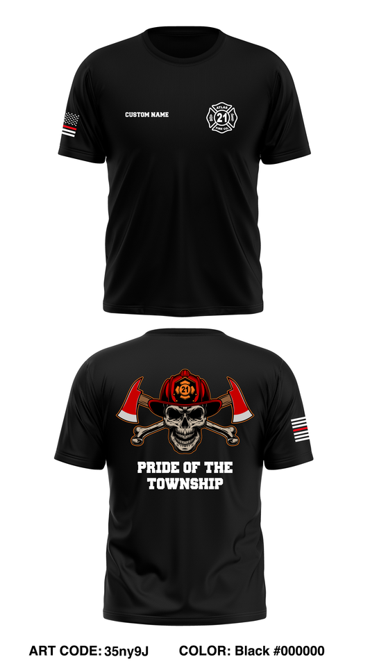 CUSTOM ENG 21 Store 1 Core Men's SS Performance Tee - 35ny9J