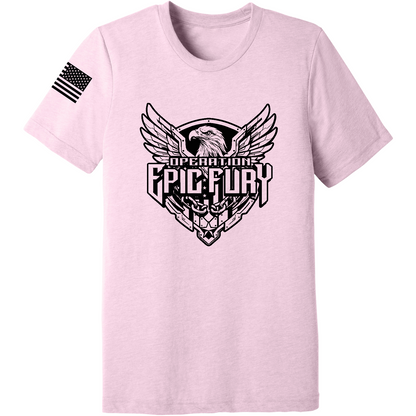 Operation Epic Fury Comfort Unisex Triblend SS Tee - Eagle