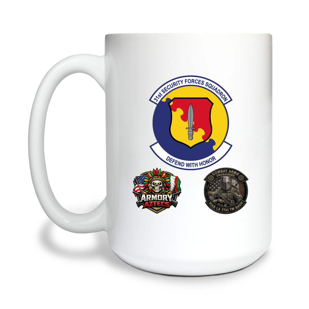 31st SFS/S4 15 oz White Ceramic Mug - Wvmwnb