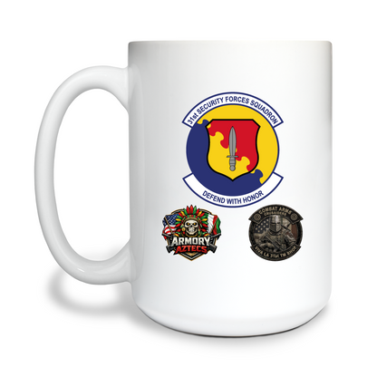 31st SFS/S4 15 oz White Ceramic Mug - Wvmwnb