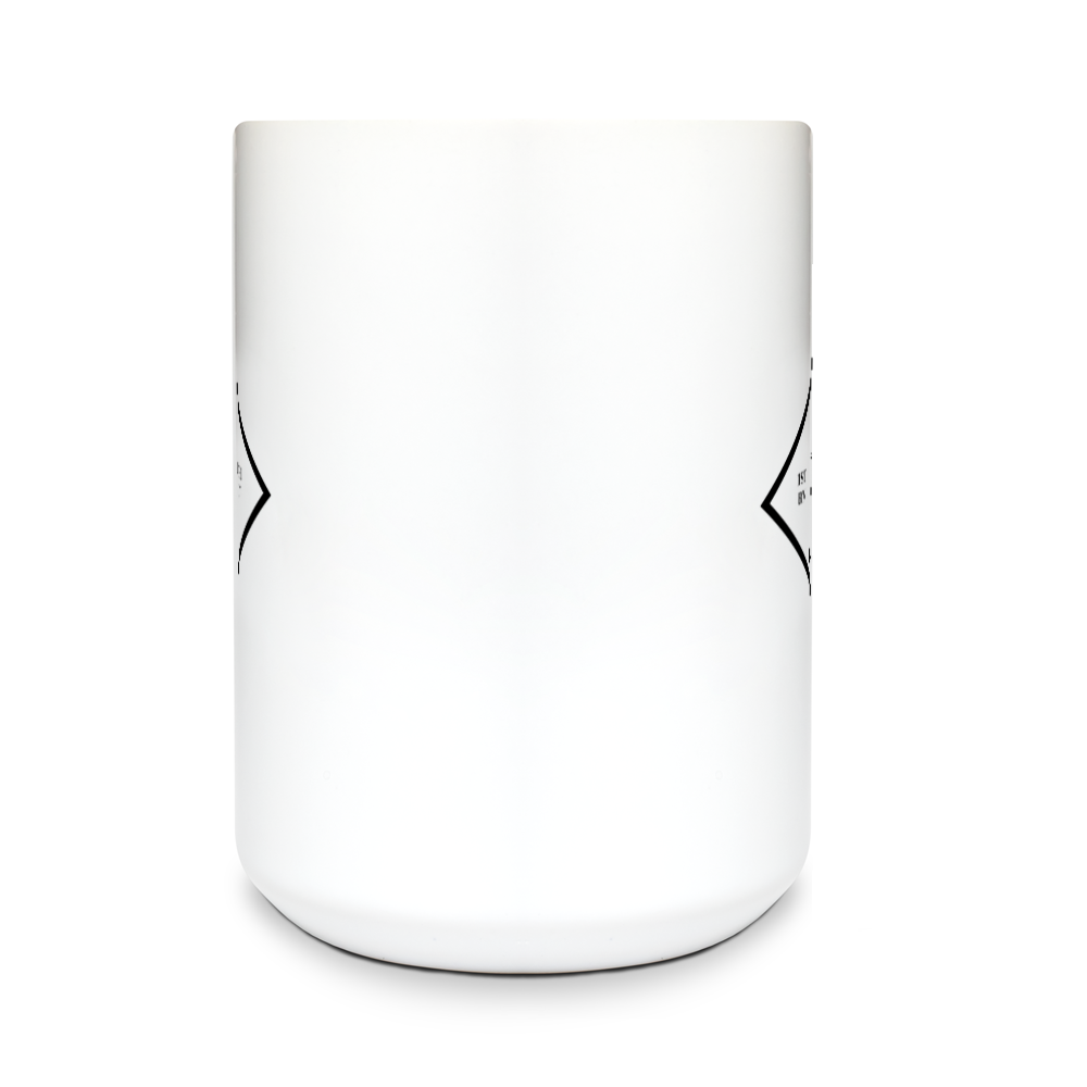 B CO 1-16IN 15 oz White Ceramic Mug - yDnsGq