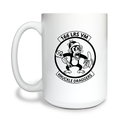 166th Vehicle Maintenance Flight 15 oz White Ceramic Mug - bYwXH5